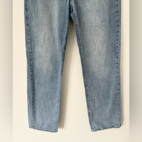 Pistola High Rise Button Fly Straight Leg Denim Jeans Slight Distressing Size 27 - Picture 4 of 9